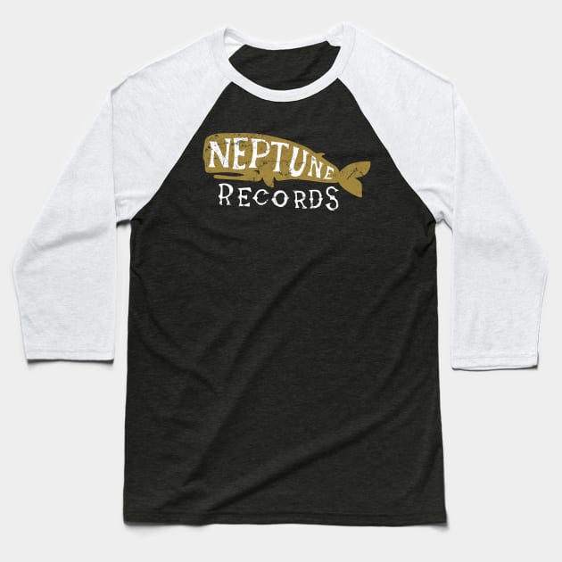 Neptune Records Baseball T-Shirt by MindsparkCreative